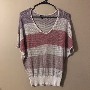 Express short sleeve sweater